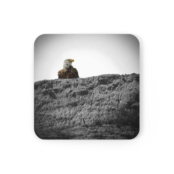 Cork Back Coaster featuring RESTING ON THE CLIFFS | Exclusive Photo by Fevold Photography