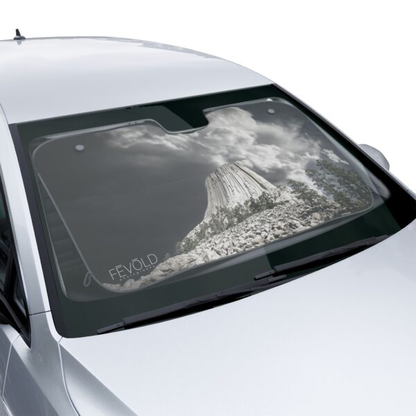 Car Sun Visor Featuring DEVIL'S TOWER | Exclusive Photography by Fevold Photography