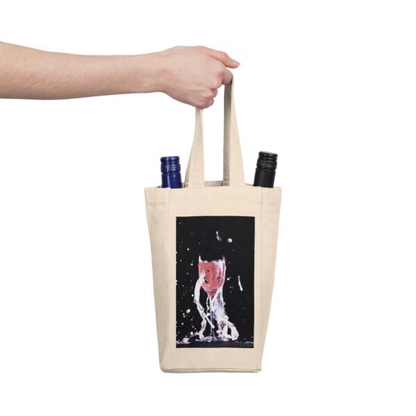 Double Wine Tote Bag featuring BLOWING BUBBLES | Exclusive Photo by Fevold Photography