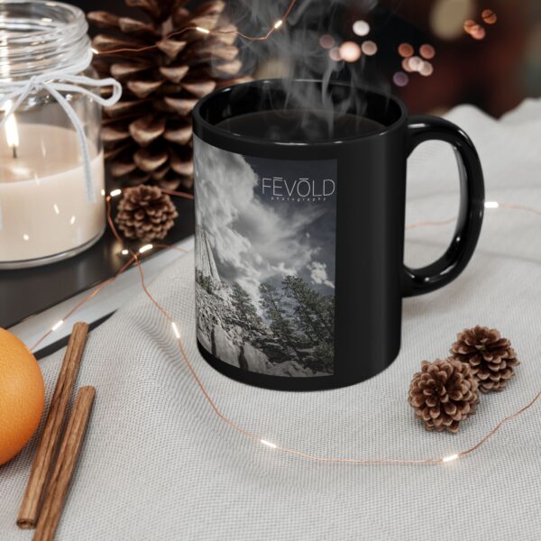 Black Mug (11oz, 15oz) Featuring DEVIL'S TOWER | Exclusive Photography by Fevold Photography