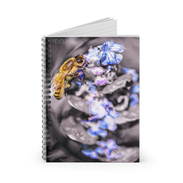 Spiral Notebook - Ruled Line Featuring BUBBLE BEE Exclusive Photography by Fevold Photography - Image 2