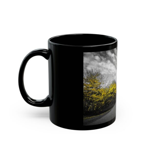 Black Mug (11oz, 15oz) Featuring LAST GLIMPSE OF AUTUMN | Exclusive Photography by Fevold Photography - Image 4