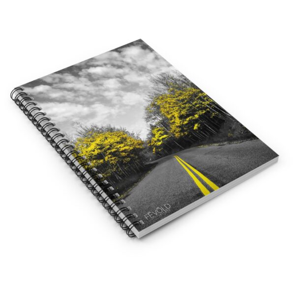 Spiral Notebook - Ruled Line Featuring LAST GLIMPSE OF AUTUMN Exclusive Photography by Fevold Photography - Image 3