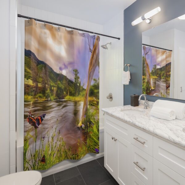 Shower Curtain featuring SATURATED WITH SURREALISM, Exclusive Photo by Fevold Photography - Image 3