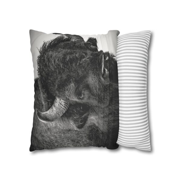 Uniquely Designed Faux Suede Square Pillowcase Featuring BOSS OF THE BADLANDS | Exclusive Photography by Fevold Photography - Image 8