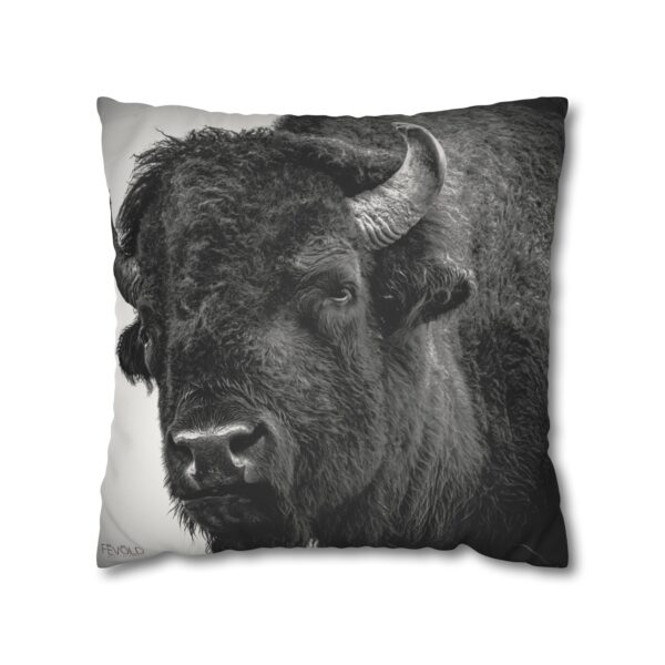 Uniquely Designed Faux Suede Square Pillowcase Featuring BOSS OF THE BADLANDS | Exclusive Photography by Fevold Photography - Image 9