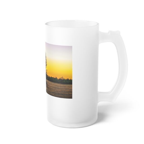 Frosted Glass Beer Mug Featuring LEAVING THE TREE STAND | Exclusive Photography by Fevold Photography - Image 4