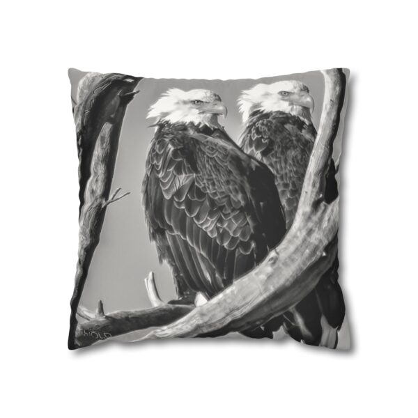 Uniquely Designed Faux Suede Square Pillowcase Featuring FIERCE | Exclusive Photography by Fevold Photography - Image 5