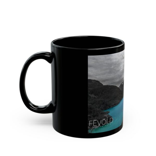 Black Mug (11oz, 15oz) Featuring DIABLO LAKE | Exclusive Photography by Fevold Photography - Image 4