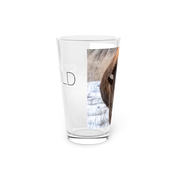 Pint Glass (16oz), Featuring NORTH DAKOTA ICON | Exclusive photography by Fevold Photography - Image 2