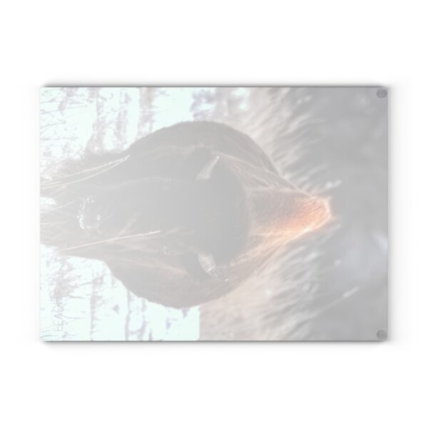 Textured, Tempered Glass Cutting Board Featuring NORTH DAKOTA ICON | Exclusive Photography by Fevold Photography - Image 4