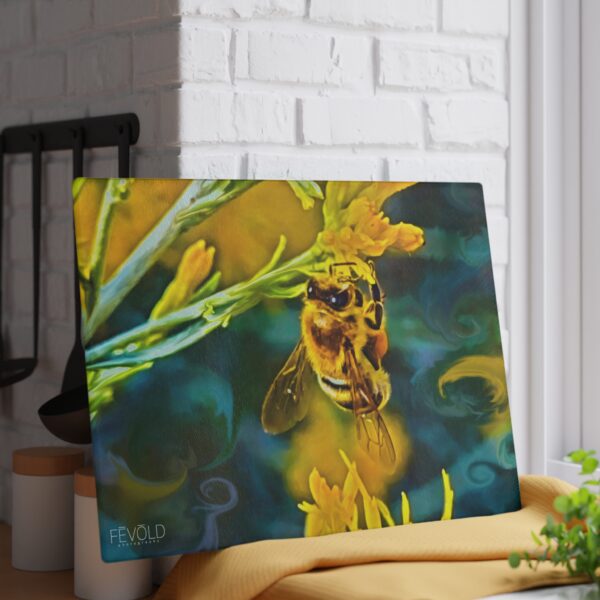 Textured, Tempered Glass Cutting Board Featuring POLLEN SMUGGLER | Exclusive Photography by Fevold Photography - Image 3