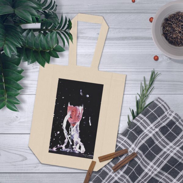 Double Wine Tote Bag featuring BLOWING BUBBLES | Exclusive Photo by Fevold Photography - Image 3