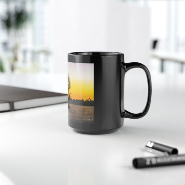 Black Mug (11oz, 15oz) Featuring LEAVING THE TREE STAND | Exclusive Photography by Fevold Photography - Image 11