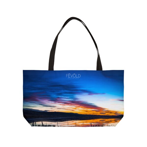 The Weekender Tote Bag.  Featuring SANDHILLS SUNSET | Exclusive Photography by Fevold Photography - Image 4