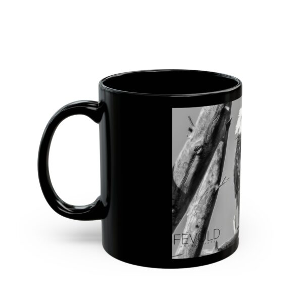 Black Mug (11oz, 15oz) Featuring FIERCE | Exclusive Photography by Fevold Photography - Image 4