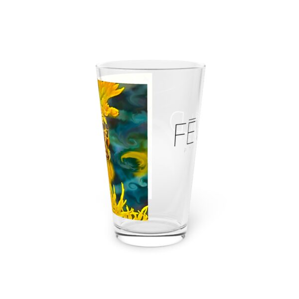 Pint Glass (16oz), Featuring POLLEN SMUGGLER | Exclusive photography by Fevold Photography - Image 5