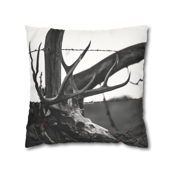 Uniquely Designed Faux Suede Square Pillowcase Featuring KILL PILE | Exclusive Photography by Fevold Photography - Image 13