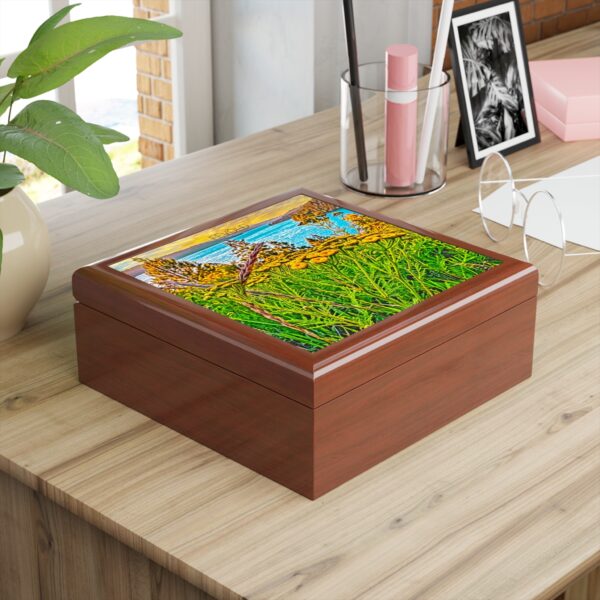 Jewelry/Keepsake Box featuring SUNRISE OVER LAKE COEUR d'ALENE | Exclusive Photography by Fevold Photography - Image 5