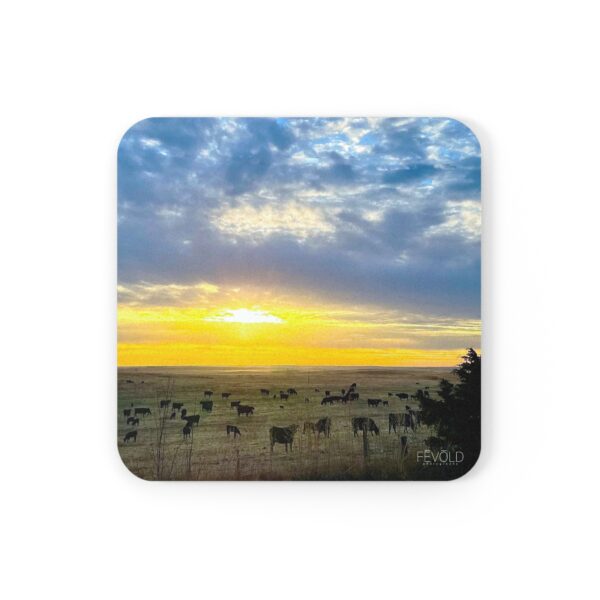 Cork Back Coaster featuring RANCH LIFE | Exclusive Photo by Fevold Photography - Image 2