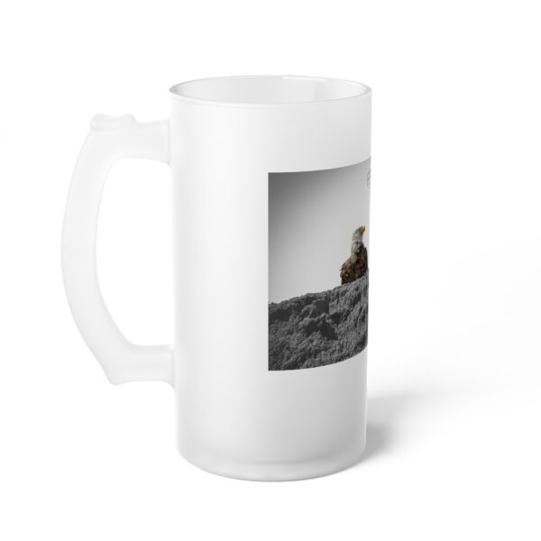 Frosted Glass Beer Mug Featuring RESTING ON THE CLIFFS | Exclusive Photography by Fevold Photography - Image 3