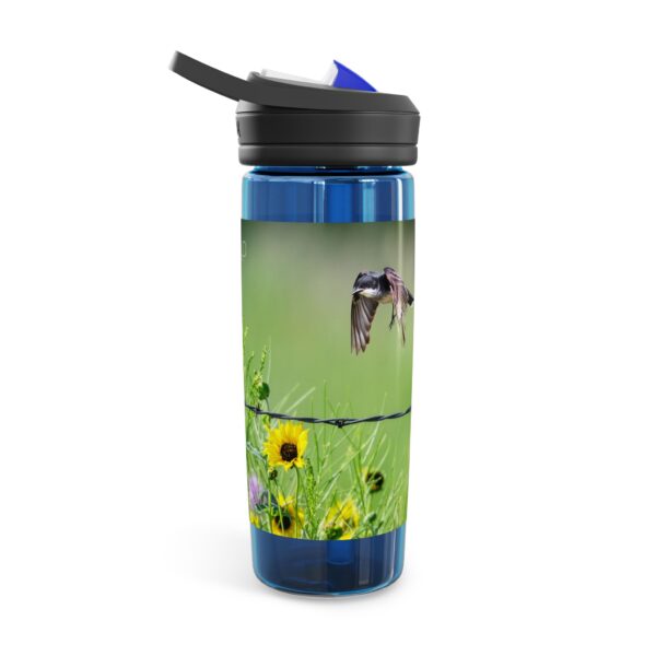 CamelBak Eddy®  Water Bottle, 20oz or 25oz | Featuring WESTERN KINGBIRD CHECKING OUT THE WILDFLOWERS | Exclusive Photography by Fevold Photography