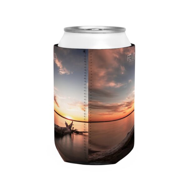 Can Cooler Sleeve featuring DUSK AT SANDY BEACH | Exclusive Photography by Fevold Photography - Image 4