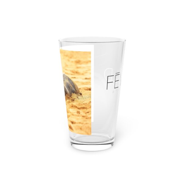 Pint Glass (16oz), Featuring BEACH LIFE | Exclusive photography by Fevold Photography - Image 5