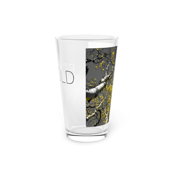 Pint Glass (16oz), Featuring GOLDEN STARS OF AUTUMN | Exclusive photography by Fevold Photography - Image 4