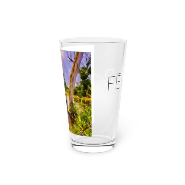 Pint Glass (16oz), Featuring SATURATED WITH SURREALISM | Exclusive photography by Fevold Photography - Image 5