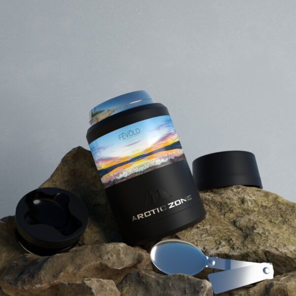 Titan Copper Insulated (hot/cold) Food Container Featuring SANDHILLS SUNSET | Exclusive Photography by Fevold Photography - Image 2