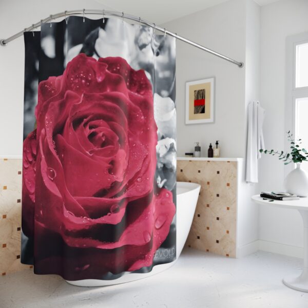 Shower Curtain featuring SYMBOL OF LOVE, Exclusive Photo by Fevold Photography - Image 4