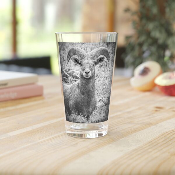 Pint Glass (16oz), Featuring RUGGED BEAUTY | Exclusive photography by Fevold Photography - Image 4