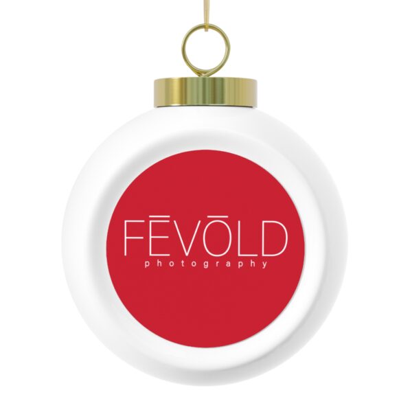 Christmas Ball Ornament featuring LOGO, Exclusive Photo by Fevold Photography