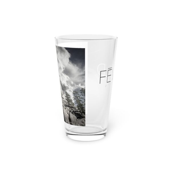 Pint Glass (16oz), Featuring DEVIL'S TOWER | Exclusive photography by Fevold Photography - Image 3