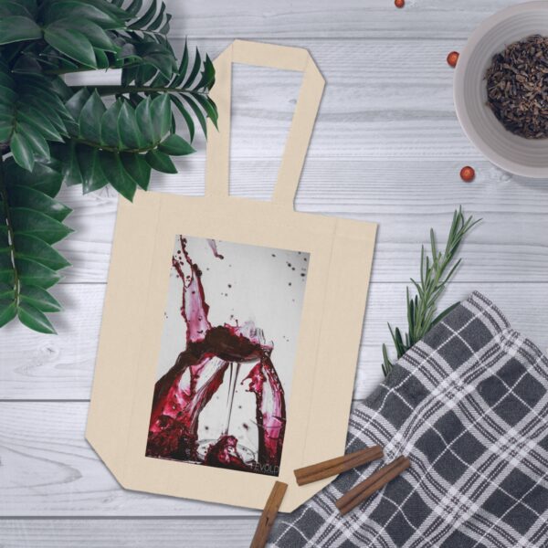 Double Wine Tote Bag featuring WINE SHATTERS| Exclusive Photo by Fevold Photography - Image 3