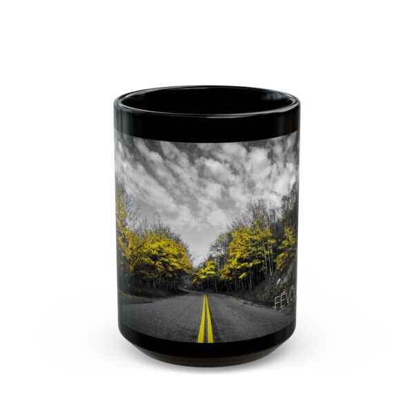 Black Mug (11oz, 15oz) Featuring LAST GLIMPSE OF AUTUMN | Exclusive Photography by Fevold Photography - Image 7