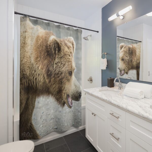 Shower Curtain featuring ALASKAN MAJESTY Exclusive Photo by Fevold Photography - Image 3