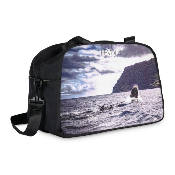 Fitness Handbag (with Shoulder Strap) Featuring A HUMPBACK'S WARNING | Exclusive Photography by Fevold Photography - Image 2