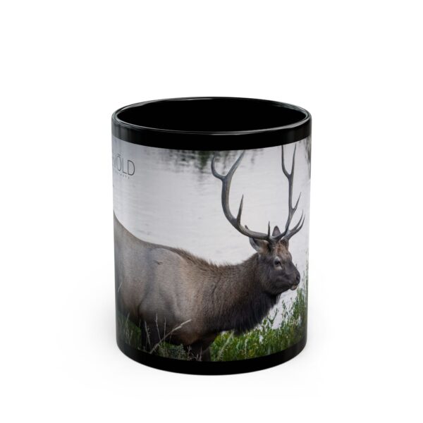 Black Mug (11oz, 15oz) Featuring A LEISURELY STROLL | Exclusive Photography by Fevold Photography - Image 2