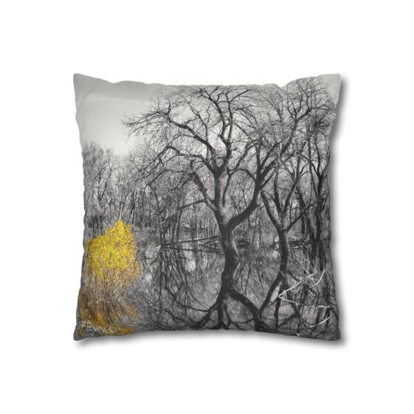 Uniquely Designed Faux Suede Square Pillowcase Featuring STAY STRONG | Exclusive Photography by Fevold Photography - Image 7