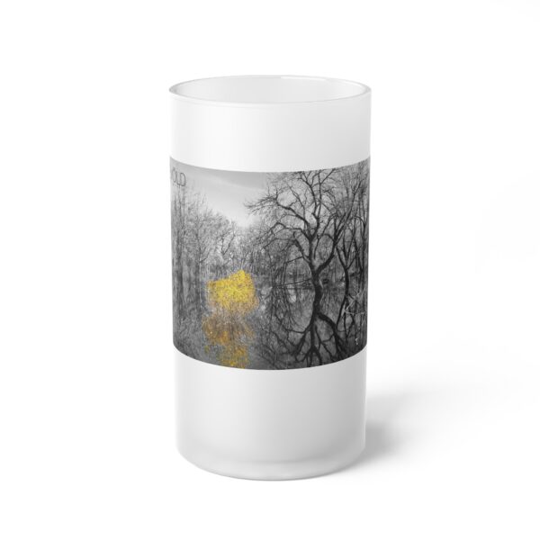 Frosted Glass Beer Mug Featuring STAY STRONG | Exclusive Photography by Fevold Photography