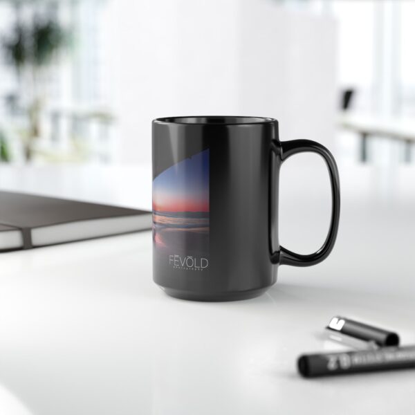 Black Mug (11oz, 15oz) Featuring CLEARING THE CACOPHONY IN MY MIND | Exclusive Photography by Fevold Photography - Image 11