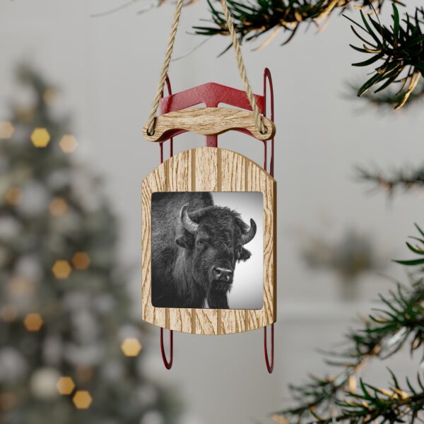 Sled Ornament featuring BOSS OF THE BADLANDS, Exclusive Photo by Fevold Photography - Image 7