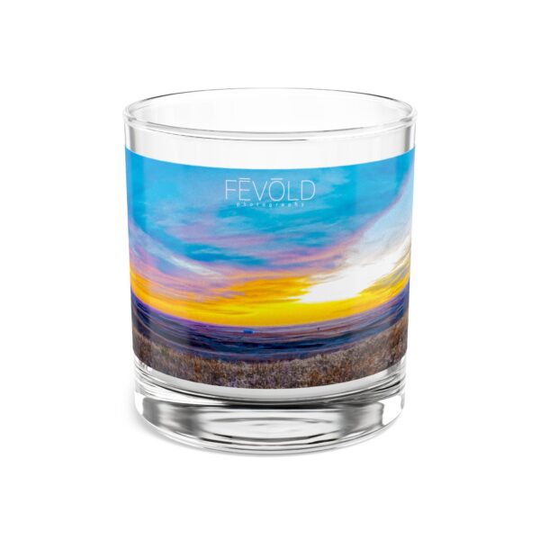 Rocks Glass, 10oz Featuring SUNSET FROM GOBBLERS KNOB - PHASE 1 | Exclusive Photography by FEVOLD PHOTOGRAPHY - Image 3