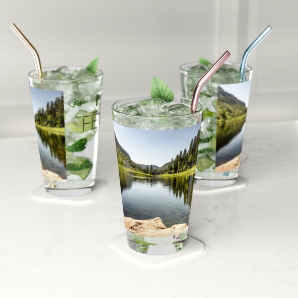 Pint Glass (16oz), Featuring A GLIMPSE OF THE BLACK HILLS | Exclusive photography by Fevold Photography - Image 3