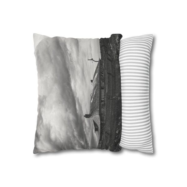 Uniquely Designed Faux Suede Square Pillowcase Featuring NORTH DAKOTA BACKROADS | Exclusive Photography by Fevold Photography - Image 8