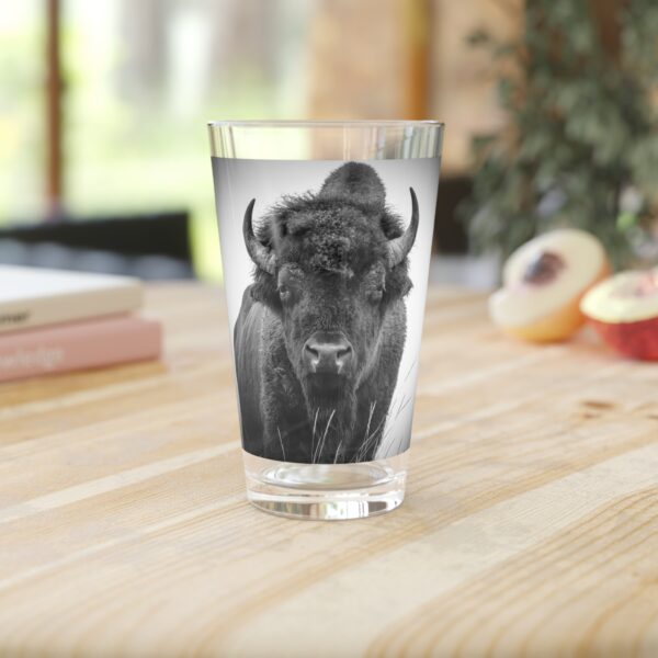 Pint Glass (16oz), Featuring NORTH DAKOTA STRONG | Exclusive photography by Fevold Photography - Image 2