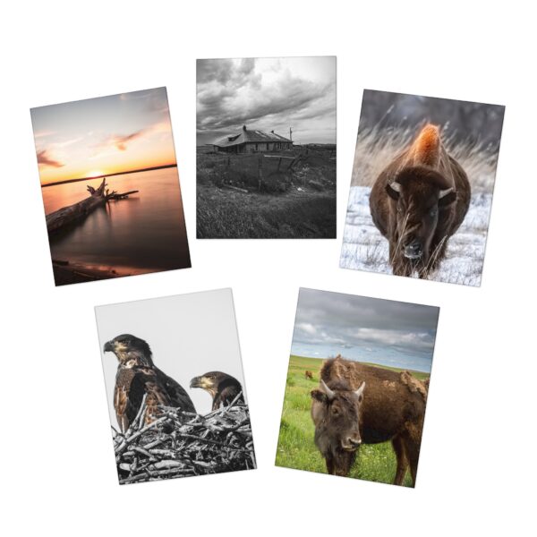 Multi-Design NORTH DAKOTA Greeting Cards (5-Pack) Featuring | Exclusive Photography by Fevold Photography