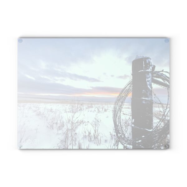 Textured, Tempered Glass Cutting Board Featuring THE MORNING AFTER | Exclusive Photography by Fevold Photography - Image 4